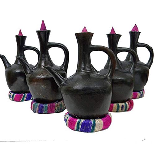 Ethiopian/ Eritrean Traditional clay coffee (Jebena)