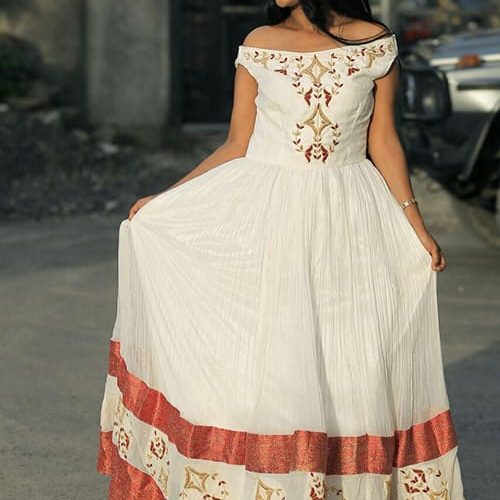 Raya Tibeb - Ethiopian Traditional New Fashion Dress