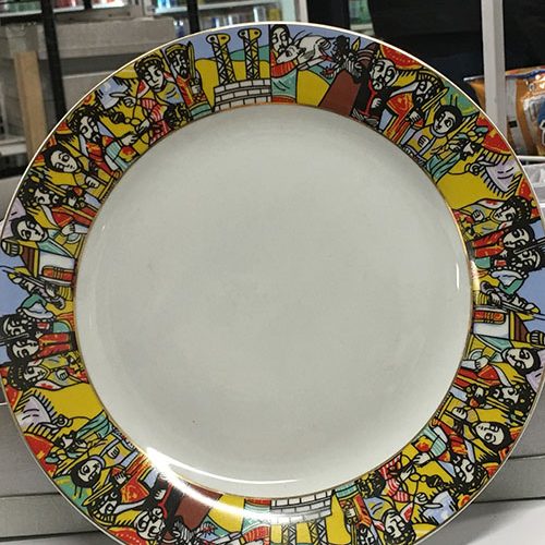 Traditional Saba Circle plates