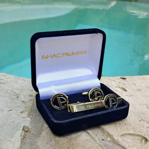 Tie Clip And Cuff Links Set