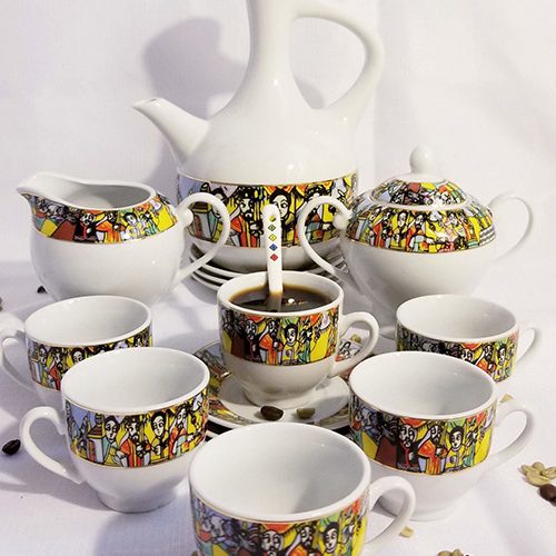 Queen of Sheba Design Coffee Set