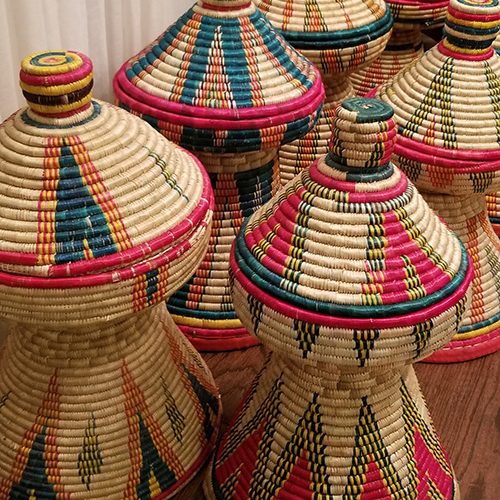 Hand Made Mesobwerk Basket