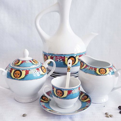 Angel Design Cups Saucers 23 pcs Set