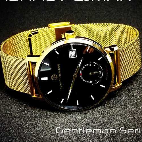 Black Gentleman Stainless Steel Watch