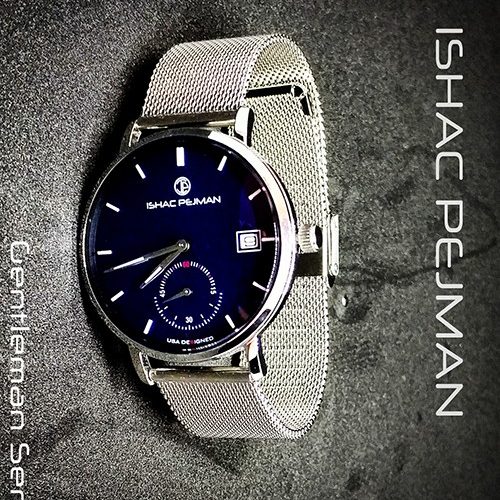 Blue Gentleman Stainless Steel Watch