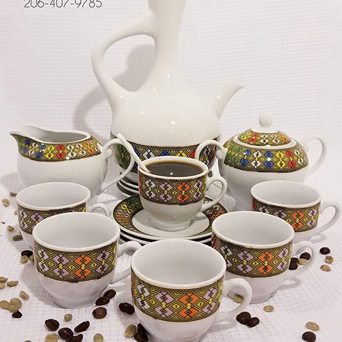 Deep Tilet Design Coffee set