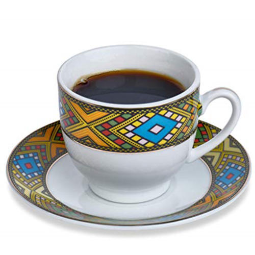 Eritrean Cups Saucers Spoons Set