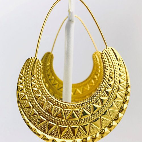 Bilen Hoop Gold Plated Earrings