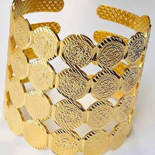Bisha Gold Plated Cuff