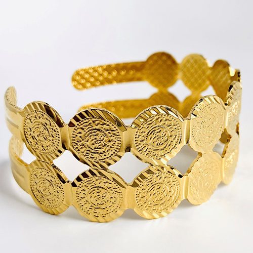 Colluli Cuff Gold Plated Bracelet