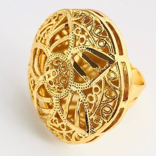 Halhal Gold plated Ring