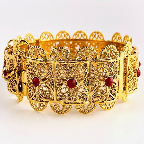 Hidareb Red Gold Plated Bracelet