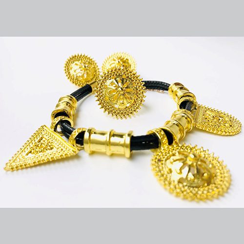 Zewdi Pendant ring bracelet set