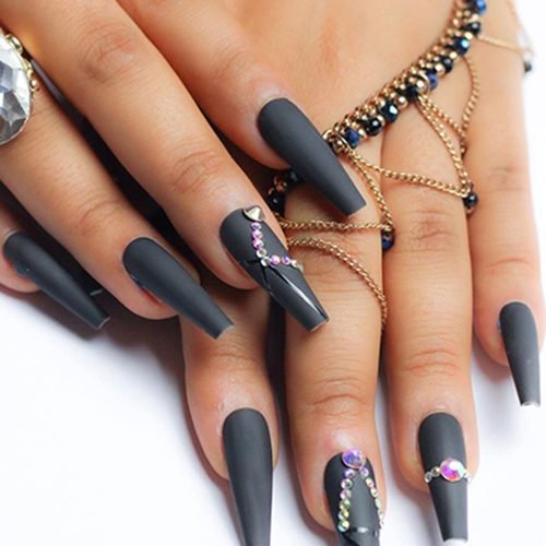 Press on Nails Midnight