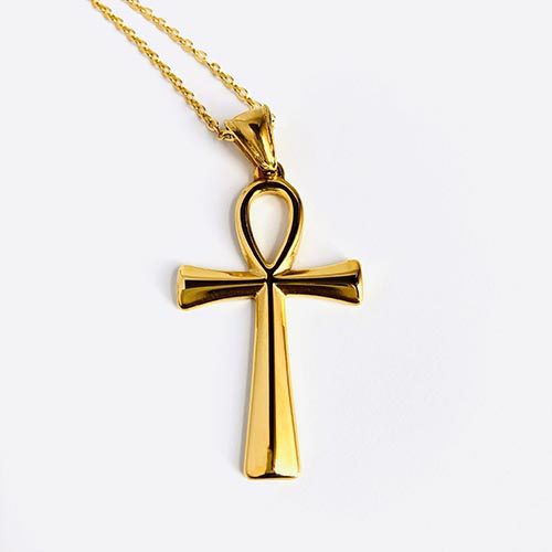 Ankh Life Gold Plated Pendant