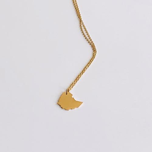 Ethiopia Gold Plated Pendant
