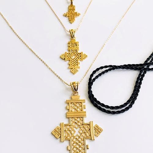 Lalibela Trinity Gold Plated Pendant
