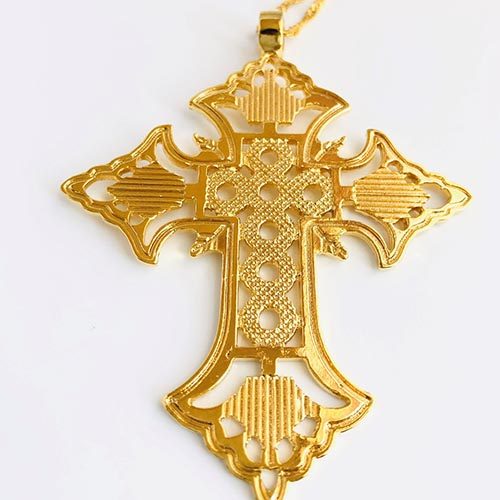 Melak Gold Plated Brass Pendant