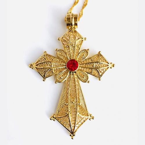 Menfes Gold Plated Brass Pendant