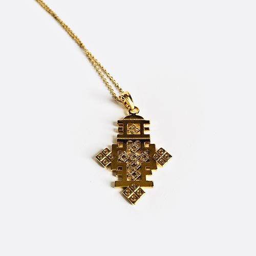 Meskel Gold Plated Pendant