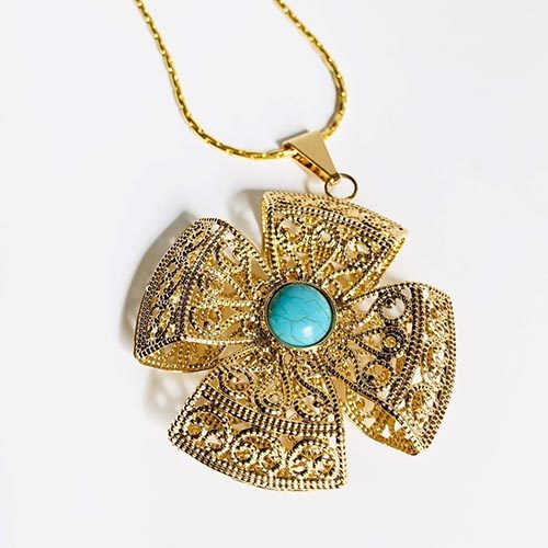 Tinsae Gold Plated Pendant