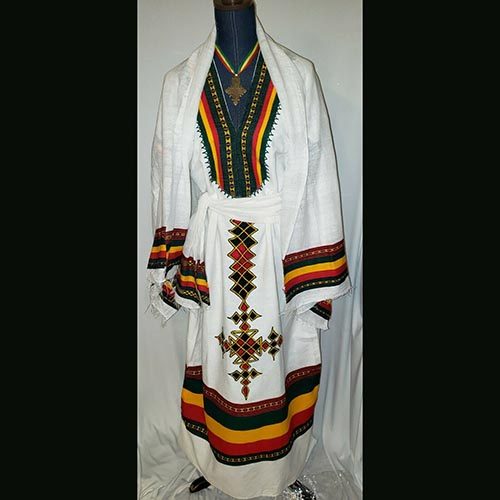 Traditional coffee dress Hand made