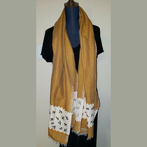 Ethiopian cotton shawl wrap