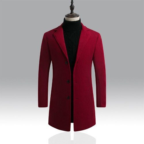 Winter Men Wool Blends Coats