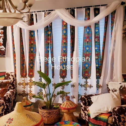 Polyester Fabric Window Curtain set
