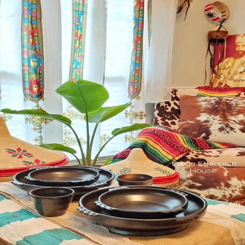 Ethiopian Cultural Serving Bowl