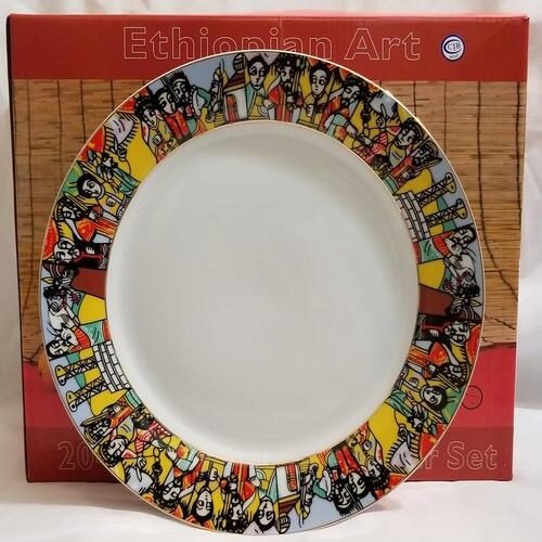 Ethiopian Eritrean Dinner Plates Sets