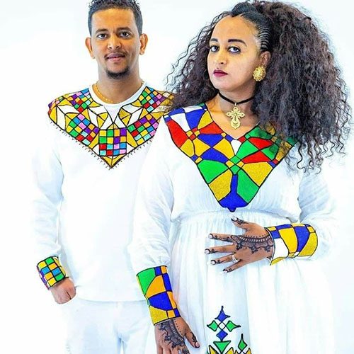 Couples Habesha Kemis Clothing