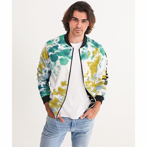 Tie Dye Ethiopia Bomber Jacket