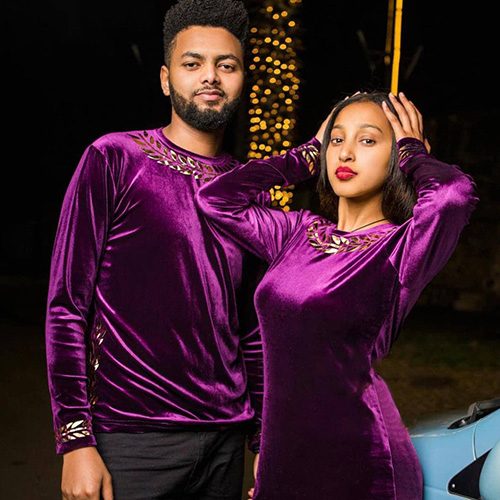 Ethiopian Eritrean Traditional Couples Clothing
