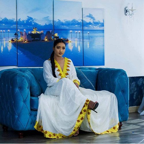 Classy and Modern Ethiopian Traditional Dress