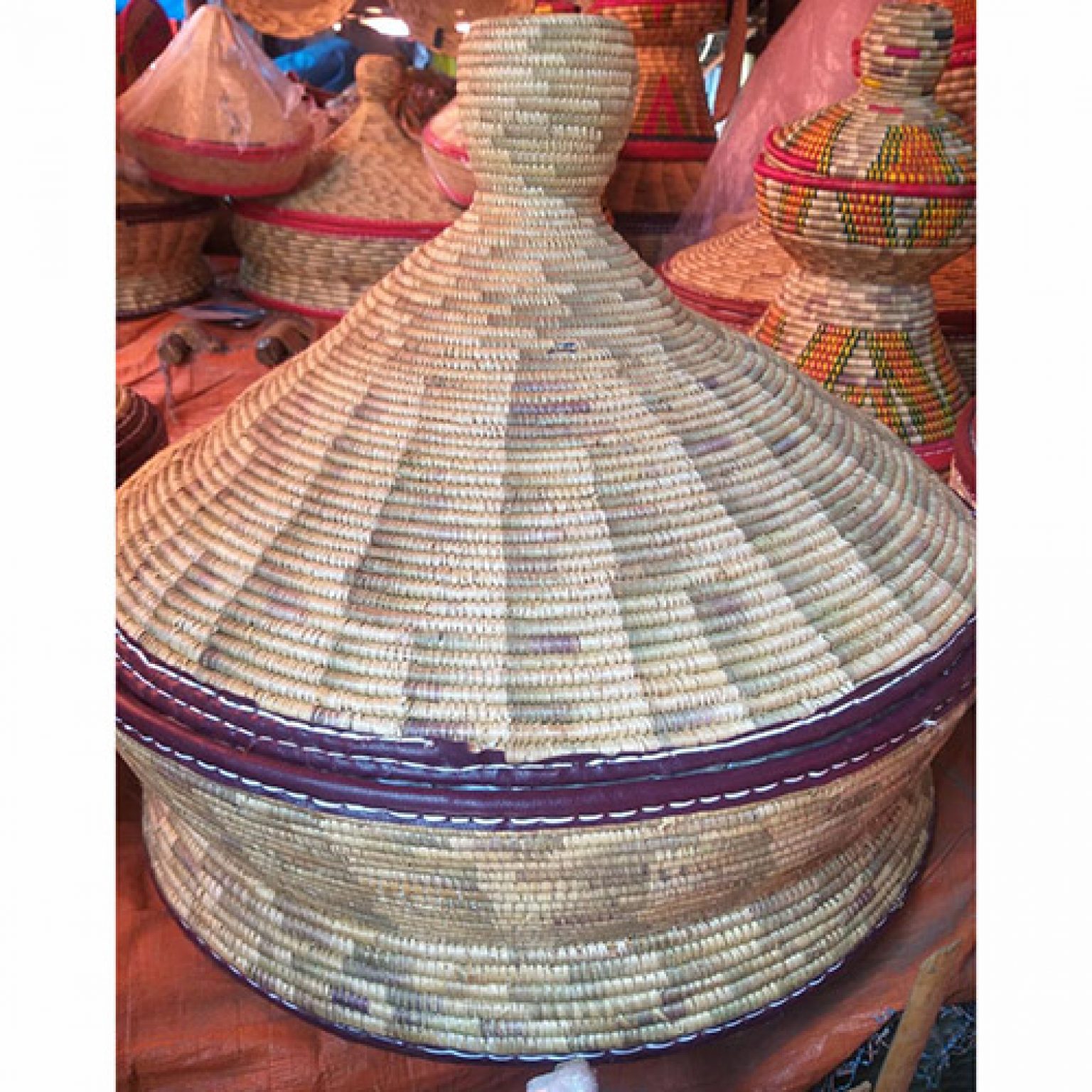 Hand woven Ethiopian Basket Mesob The Habesha 