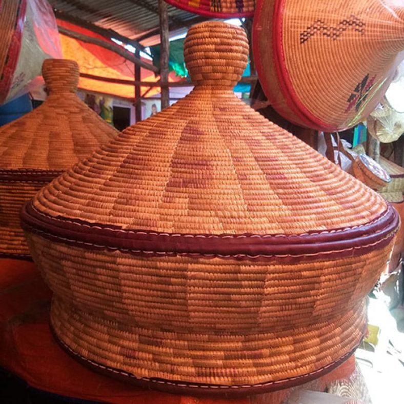 Hand woven Ethiopian Basket Mesob The Habesha 