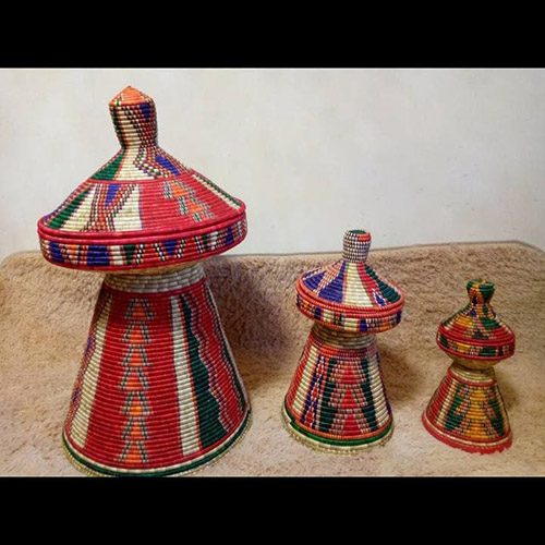 Traditional Injera Mesob Ethiopian Eritrean Household
