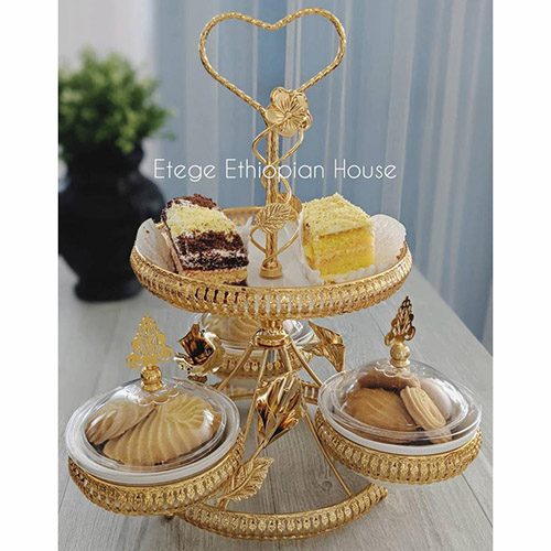 Ethiopian Italian 4 pcs Desert and fruits Stand