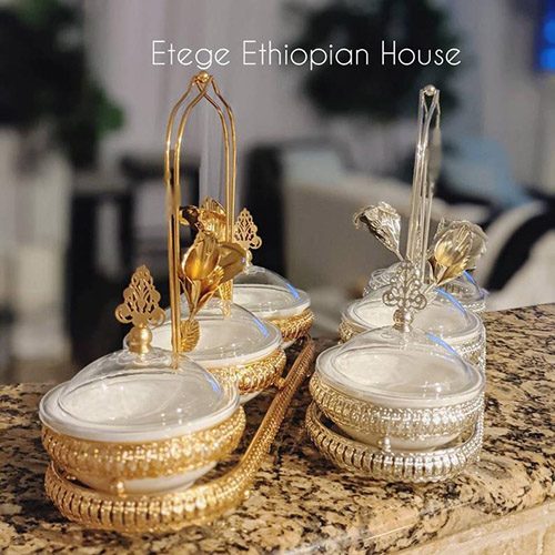 Ethiopian Italian Desert and fruits Stand