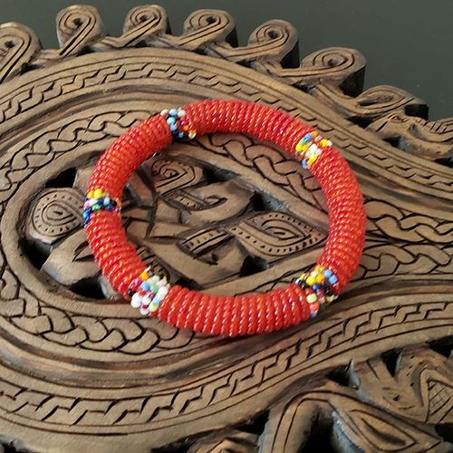 Red Beaded Bracelets