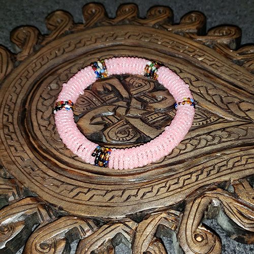 Pink Beaded Bracelets