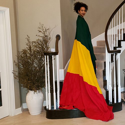 Ethiopian Flag wrap