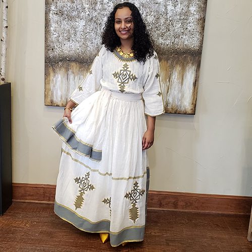 Three Piece Ethiopian Traditional Dress