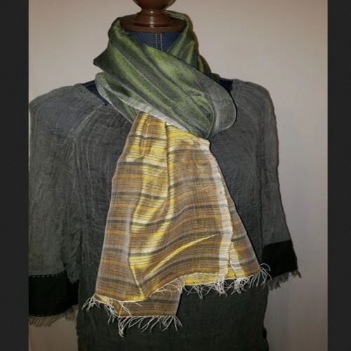 Green Saba Scarf