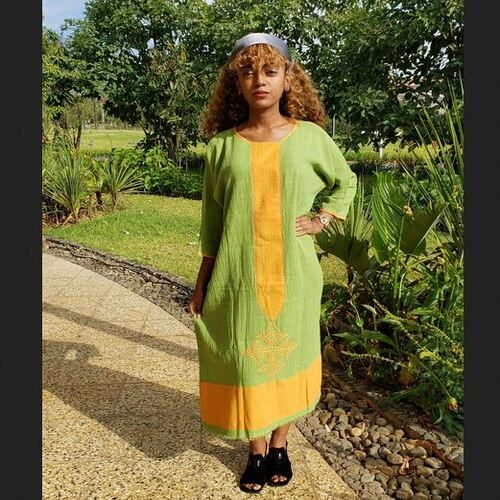 Shifta7 - N50 Midi Ethiopian dress