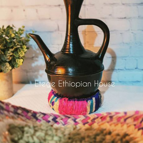 Ethiopian Clay Jebena - Coffee Pot