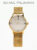 White Gold Lady Elegance’s 5 ATM ALL Stainless Steel Quartz Watch