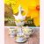 24 pcs Complete Coffee Set- Adey Abeba Edition. 1 INCENSE BURNER, 1 Jebena,6 cups, 6 saucers,6 Spoons, 1 Milk Cup and 1 Sugar Cup.