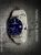 Blue Silver Gentleman’s  5 ATM ALL Stainless Steel Quartz Watch